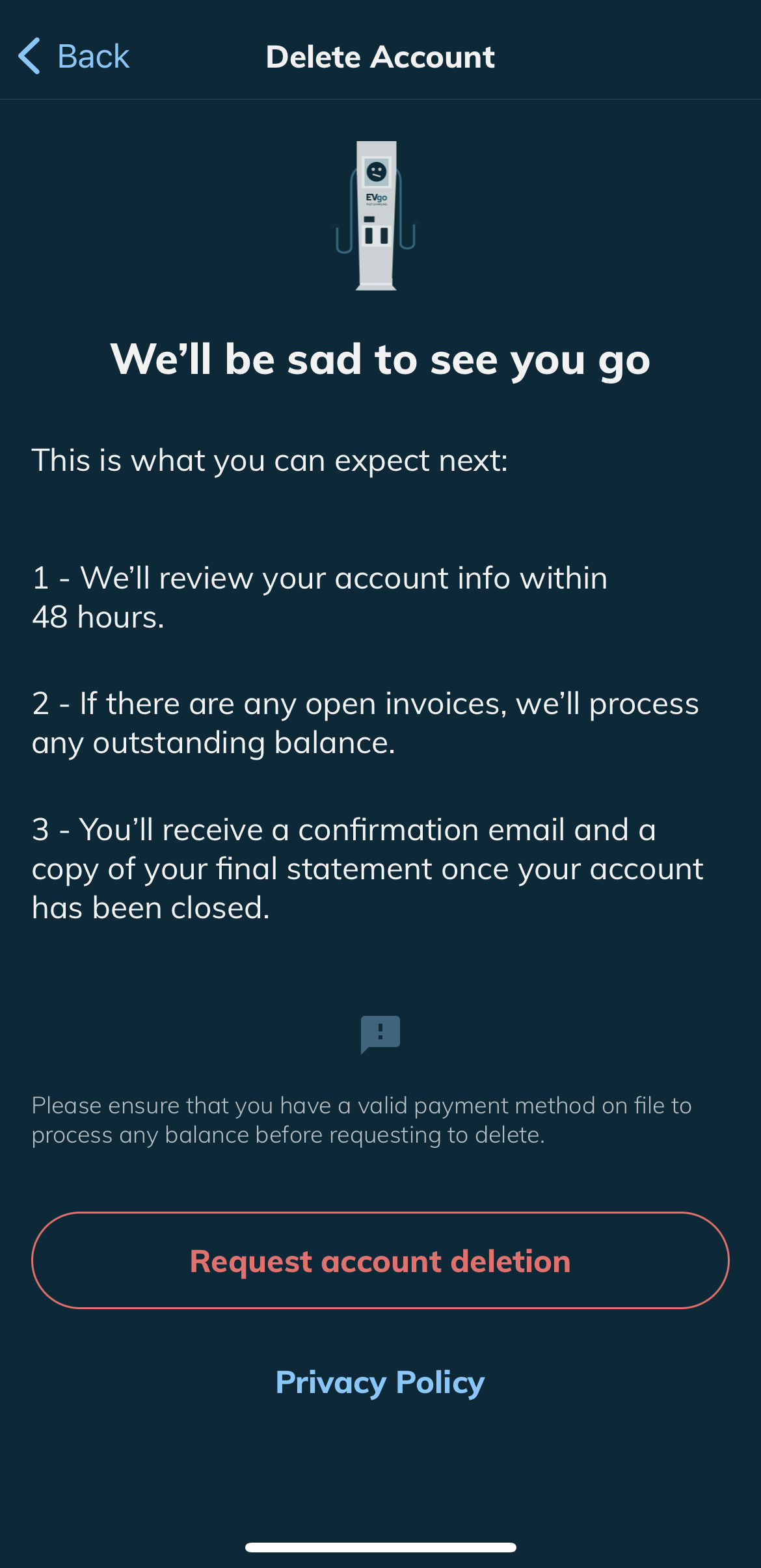 App - request deletion page.jpeg
